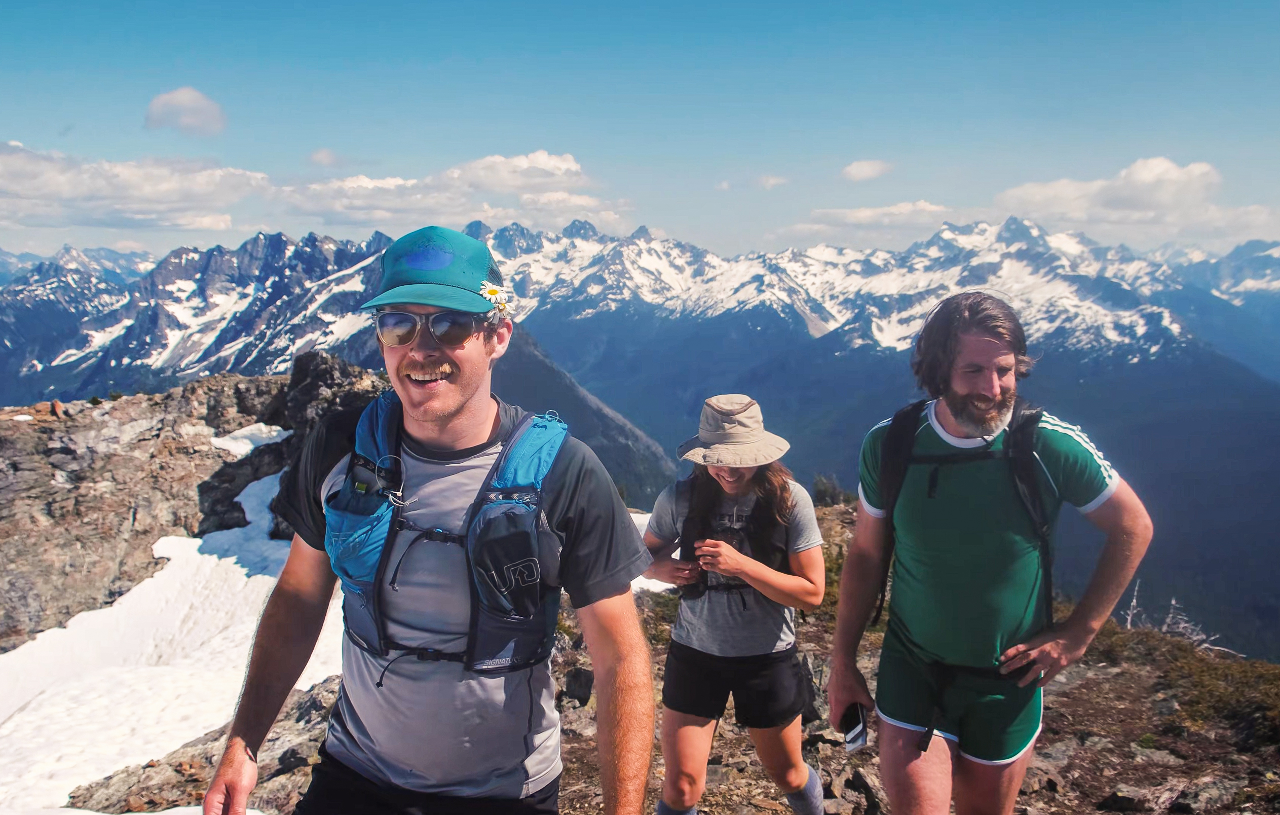 Runners Summiting Ruby Mountain